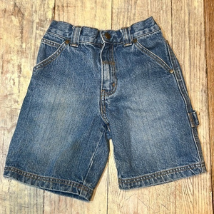 John Deere kids size small denim‎ shorts